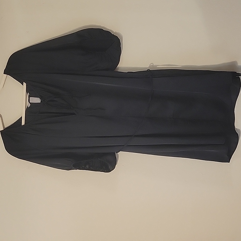 H&M Black Dress with Tie Detail